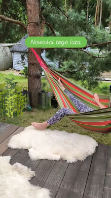 Nowe hamaki, nowe kolory, nowy sezon już w pełni . I wreszcie  SŁOŃCE. Już w testach zauważyliśmy, że nowe kolory perfekcyjnie ...