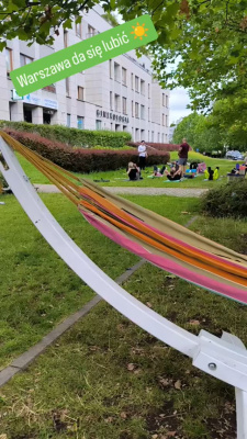 Po porannej kawie @cafe.plakatowka, fitnessie na warszawskim Wilanowie... Pozostaje tylko bujanie w hamaku .    Zapraszamy do ...