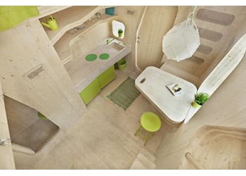 Nowoczesny dom z hamakiem