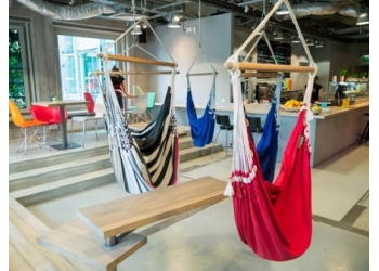 Hamaki w restauracji