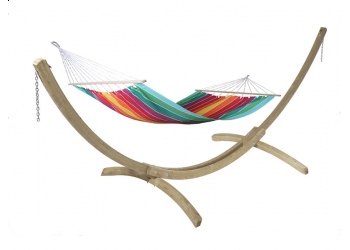 Zestaw hamakowy KOALA: hamak z drążkiem HSL+  stojak BARCO