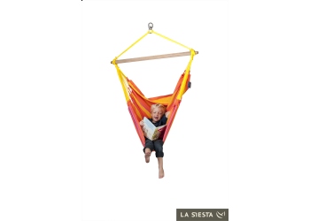 W fotelu hamakowym można też ćwiczyć