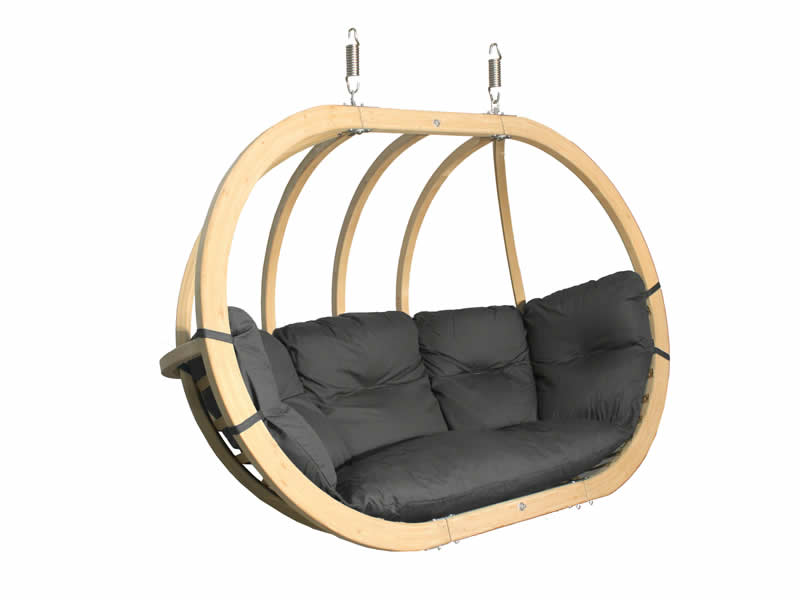 Fotel hamakowy drewniany - Swing Chair Double (3)