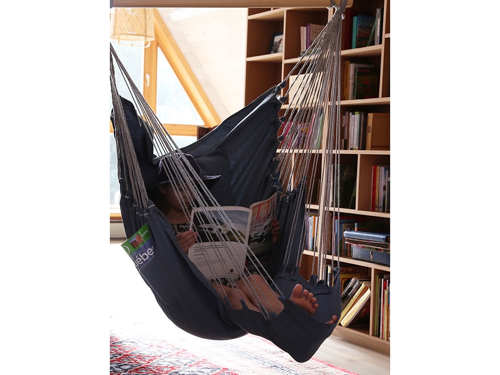 Wide hammock chair with a foot rest - Hc-fr - Koala Hammock