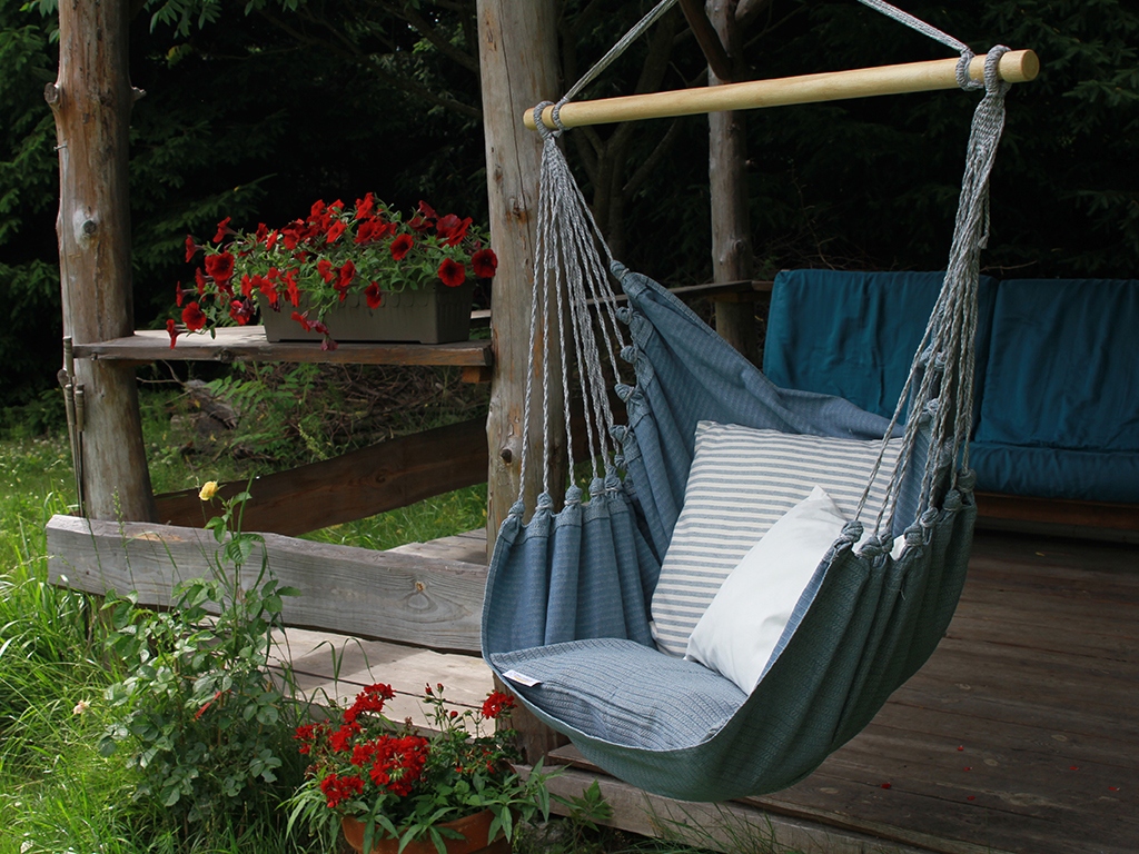 Wide hammock chair with a foot rest - Hc-fr - Koala Hammock