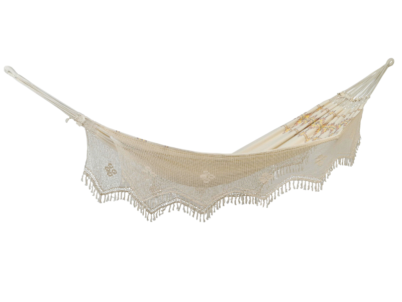 XXL macrame hammock with handmade tassels