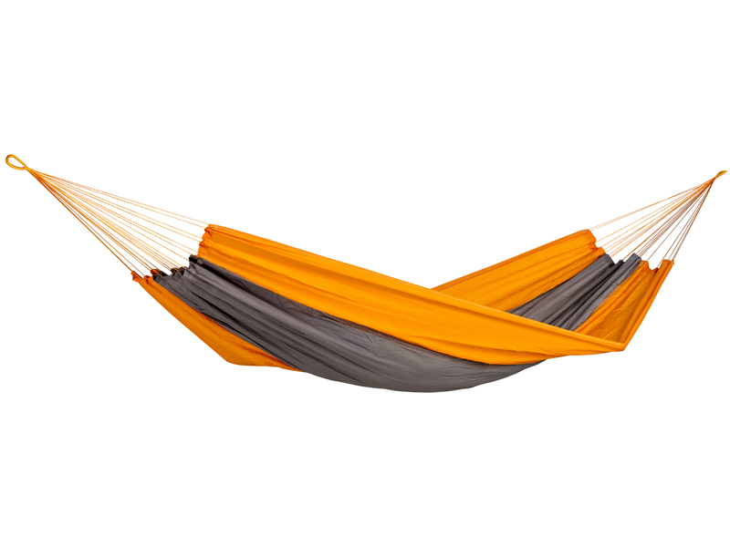 Hamak turystyczny, Silk traveller, pomarańczowy (Techno)