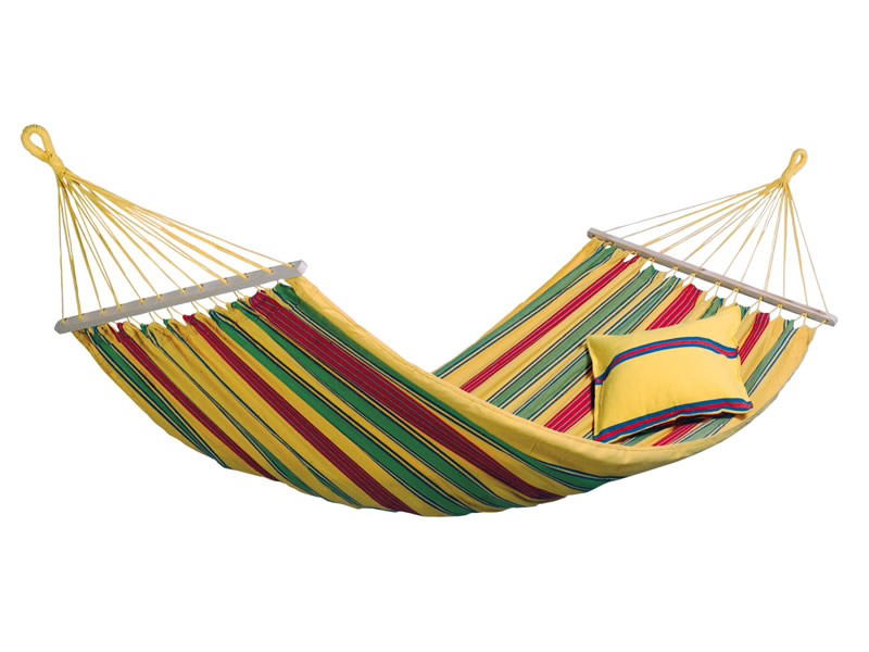 Hamak z drążkiem, Aruba Amazonas, żółty (Vanilla)