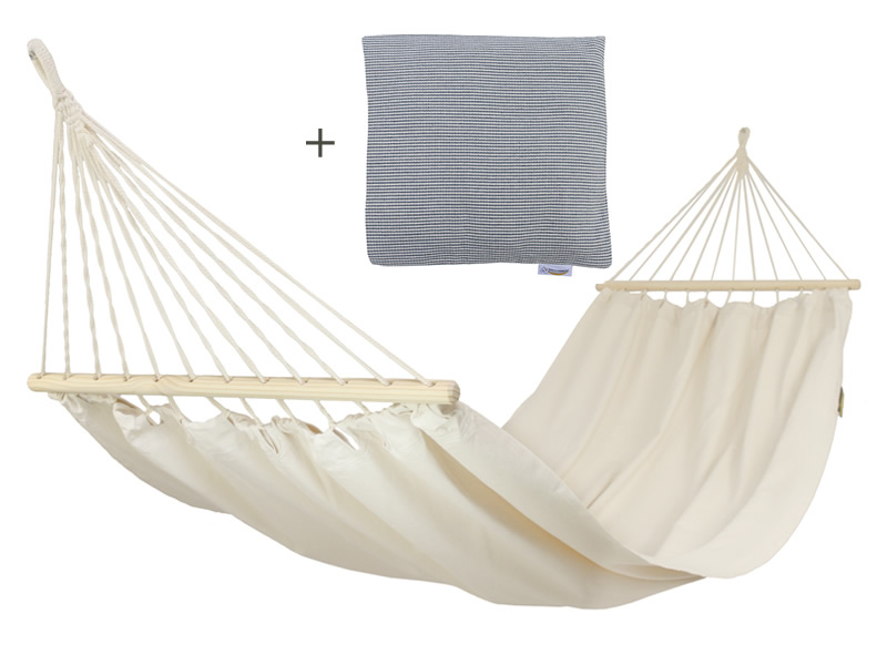Hamak z drążkiem  z poduszką  GRATIS !