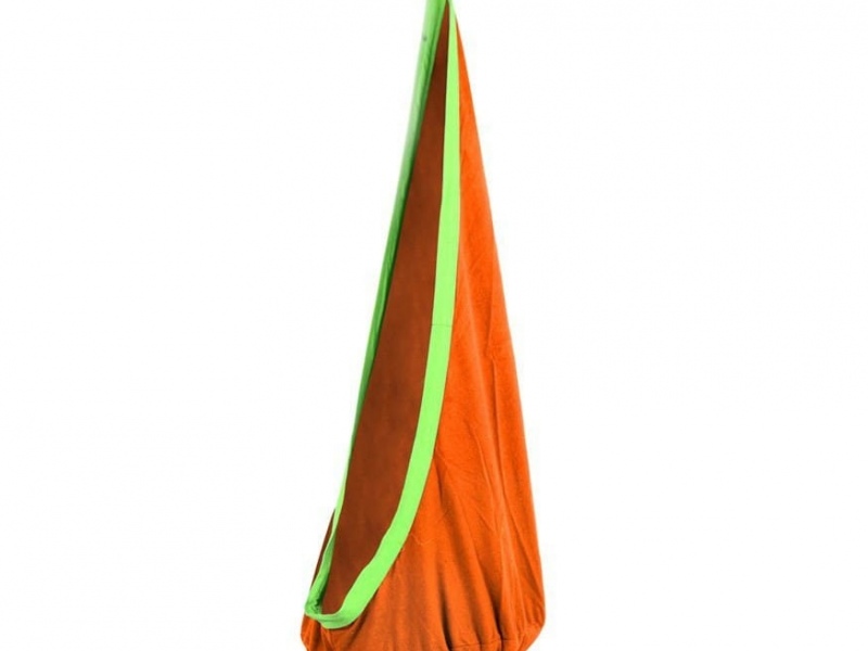 Duży kokon huśtawka hamak bujak siedzisko gniazdo zielone, 0000004088