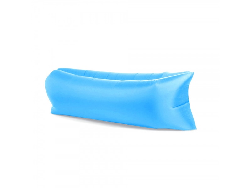 Lazy bag XXL jasny niebieski air sofa materac leżak na powietrze, 0000003030$NIEB