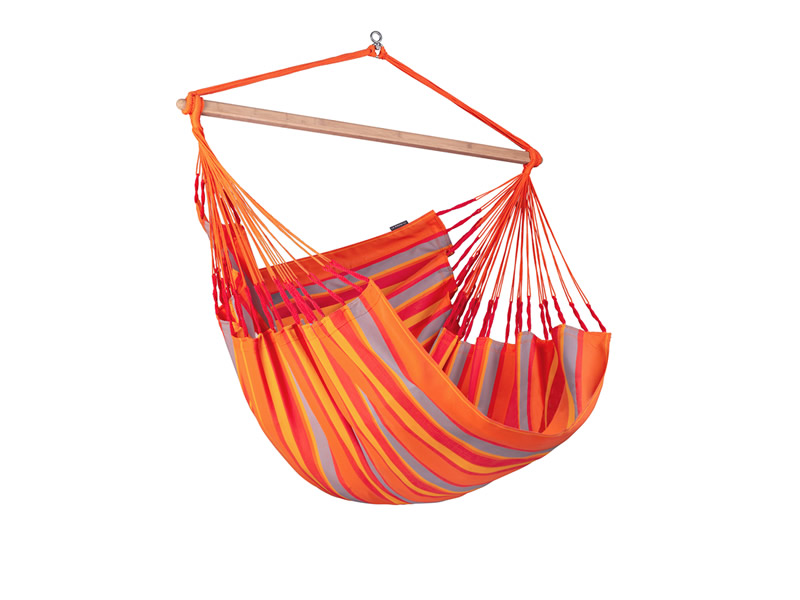 Leżak hamakowy Domingo L210, DOL21, czerwono-pomarańczowy (28)