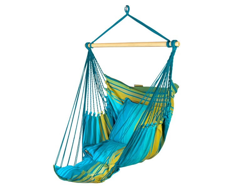 Wide hammock chair with a foot rest - HC-FR