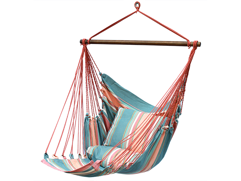 Wide hammock chair with a foot rest, HC-FR