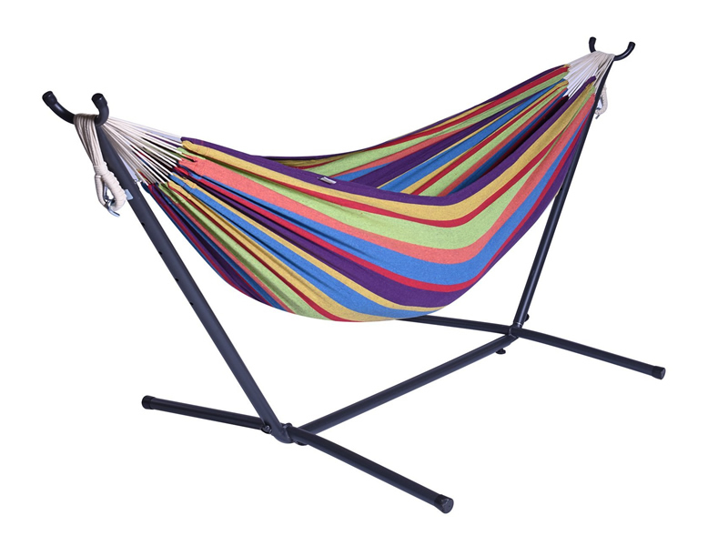 Hamak Combo + stojak metalowy 8f, UHSDO8, kolorowy (UHSDO8-20)