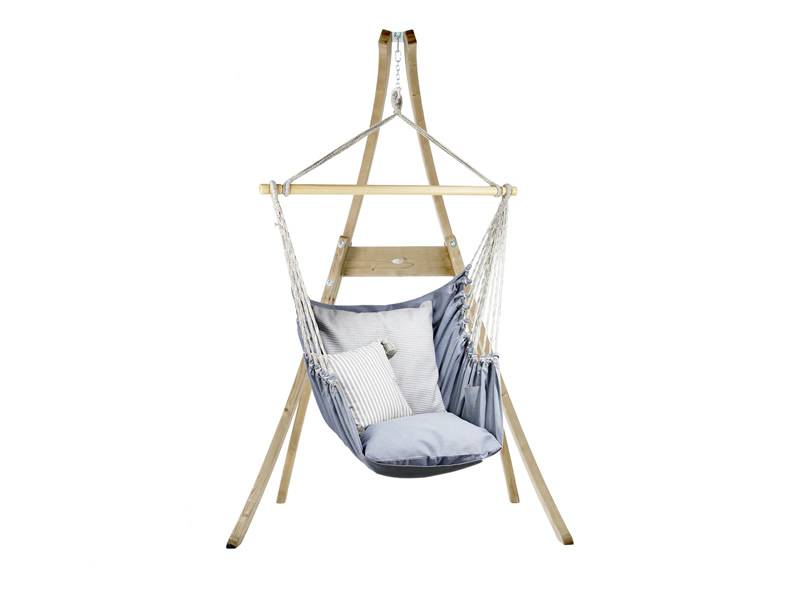 Hammock set: hammock chair AHC-12 with wooden stand Atlas