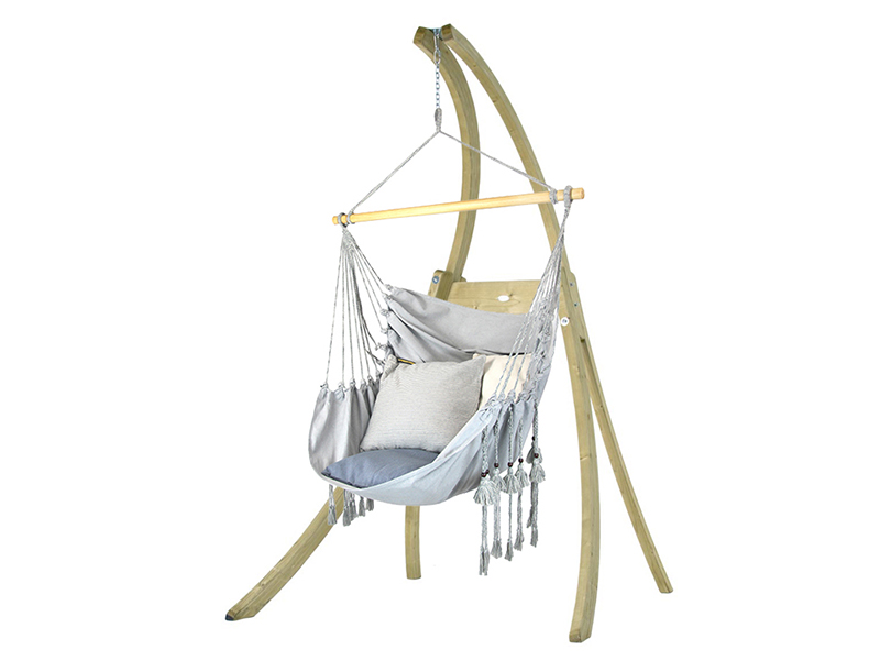 Hammock set: HCXL-CT armchair with Atlas wooden stand - HCXL-CT-AT