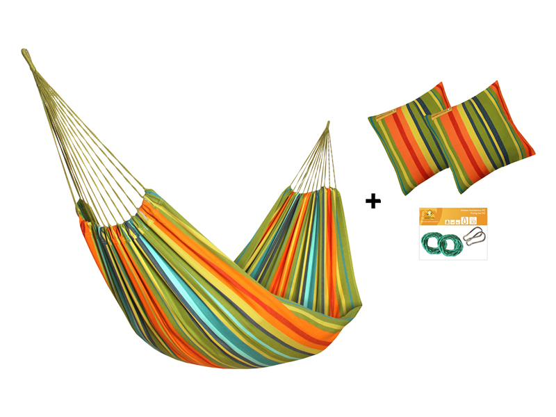Hammock set H in color 188 with pillows and fixing set