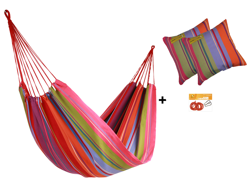 Hammock set H in color 239 with pillows and fixing set