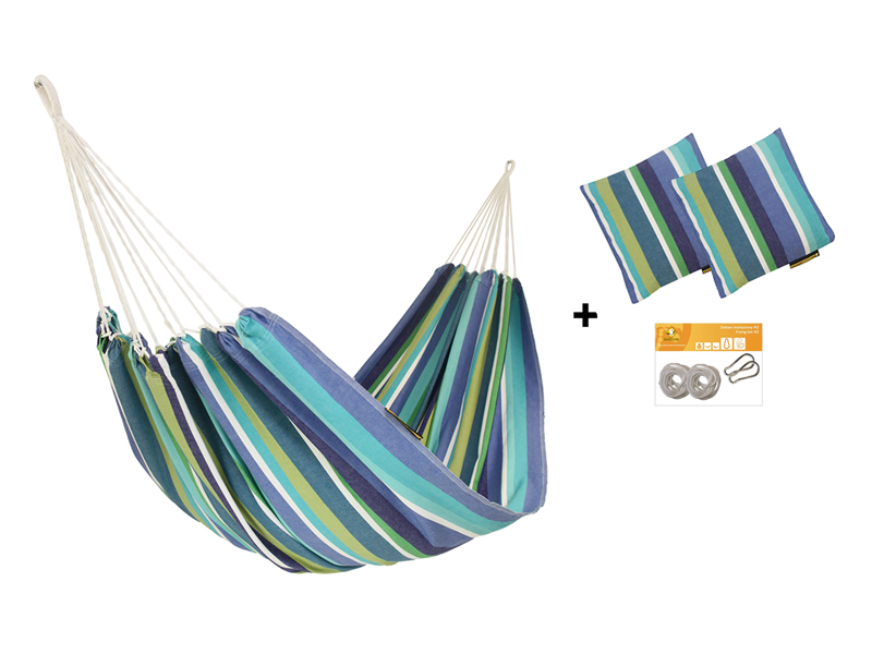 Hammock set H in color 288 with pillows and fixing set