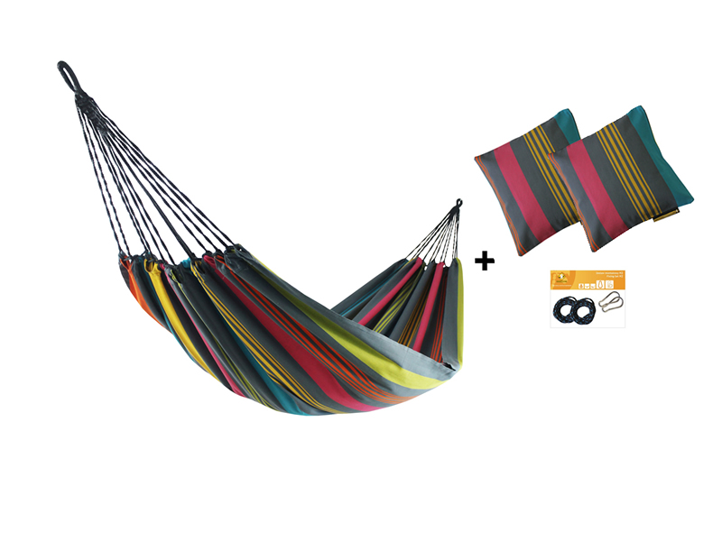 Hammock set H in color 296 with pillows and fixing set