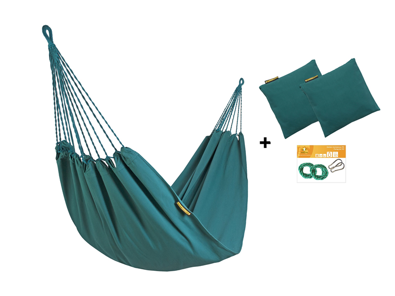 Hammock set H in color 305 with pillows and fixing set