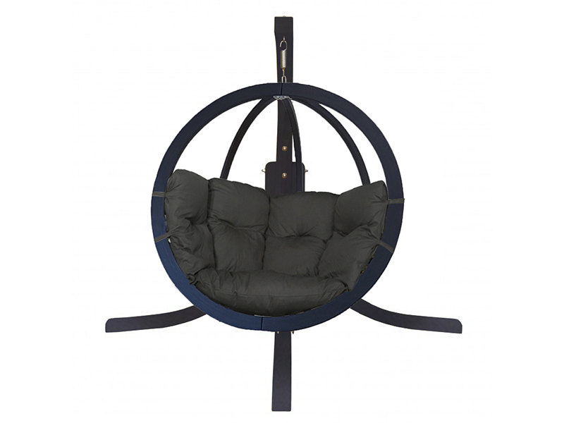 Sada: Alicante Anthracite stand + Swing Chair Single (9) - Alicante +Swing Chair Single (9)