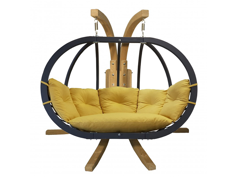 Sada: stojan Sintra + otočná židle Double antracit - Sintra + Swing Chair Double (4)