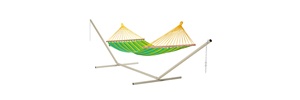 Zestaw hamakowy: hamak z drążkiem Sonrisa ze stojakiem Oceano