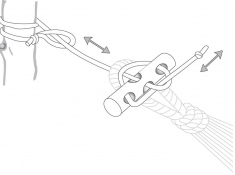 Zestaw montażowy do hamaków, Microrope - czarny(Microrope)