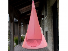 Fotel hamakowy dla dzieci, Cacoon Pod - różowy(Bubblegum)