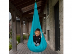 Fotel hamakowy dla dzieci, Cacoon Pod - niebieski(Candy Floss)
