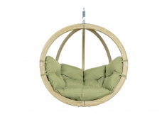 Fotel hamakowy drewniany, Globo chair weatherproof - oliwkowy(Olive)