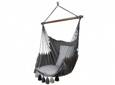 Hamac-chaise en cordes, AHC-10 - gris(9)