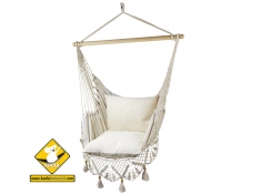 Boho hammock chair, AHC-11 - ecru(0209)