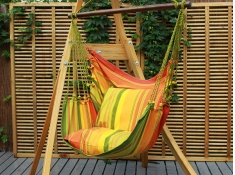 Hammock chair, HC10 - green-orange(359)