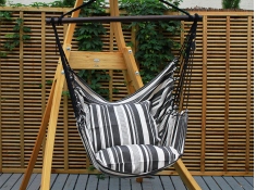 Hamac-chaise, HC10 - noir et blanc(360)