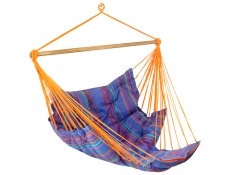 Wide hammock chair with a foot rest, HC-COMFY - blue / turquoise(278)