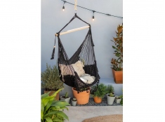 Rope hammock chair, AHC-7 czarny - black(10)