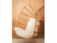 Mediterranean style wicker hammock chair