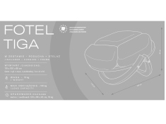 Fotel Tiga do wnętrz, Tw