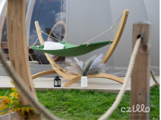 Single cotton hammock with spreader bars, Lungo hamak