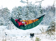 La couverture pour hamac qui vous protège du froid par le bas, Underquilt - vert(Zielony)