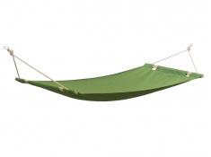 Jednoosobowy hamak bawełniany z drążkiem, Breve hamak II - zielony(zielony)
