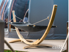 Einzelhängematte aus Baumwolle mit Spreizstäben, Breve hamak II