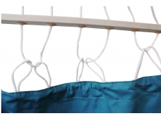 Cotton hammock with spreader bars