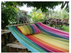 Wide hammock with spreader bars, HSL - Rainbow(212)