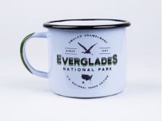 Kubek emaliowany, U.S.National Parks 650 ml - niebieski(Everglades)