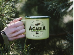 Kubek emaliowany, U.S.National Parks_b - zielony(Acadia)