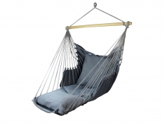Wide hammock chair with a foot rest, HC-FR - sea color(323)
